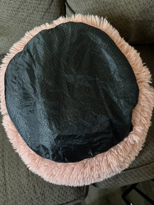 Bear Paw Pink Fluffy Dog Bed Small Dog Or Cat