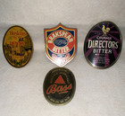Beer tap handle plates - Brakspear, Courage,Hoskins, Bass Beer Label — photo 1