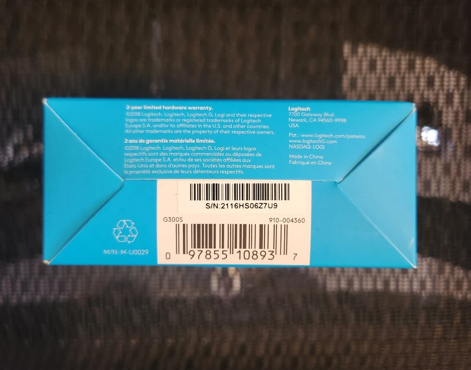 Logitech G300s (910004360) Wired Optical 9-Button Gaming Mouse - Black - Image 3 of 3