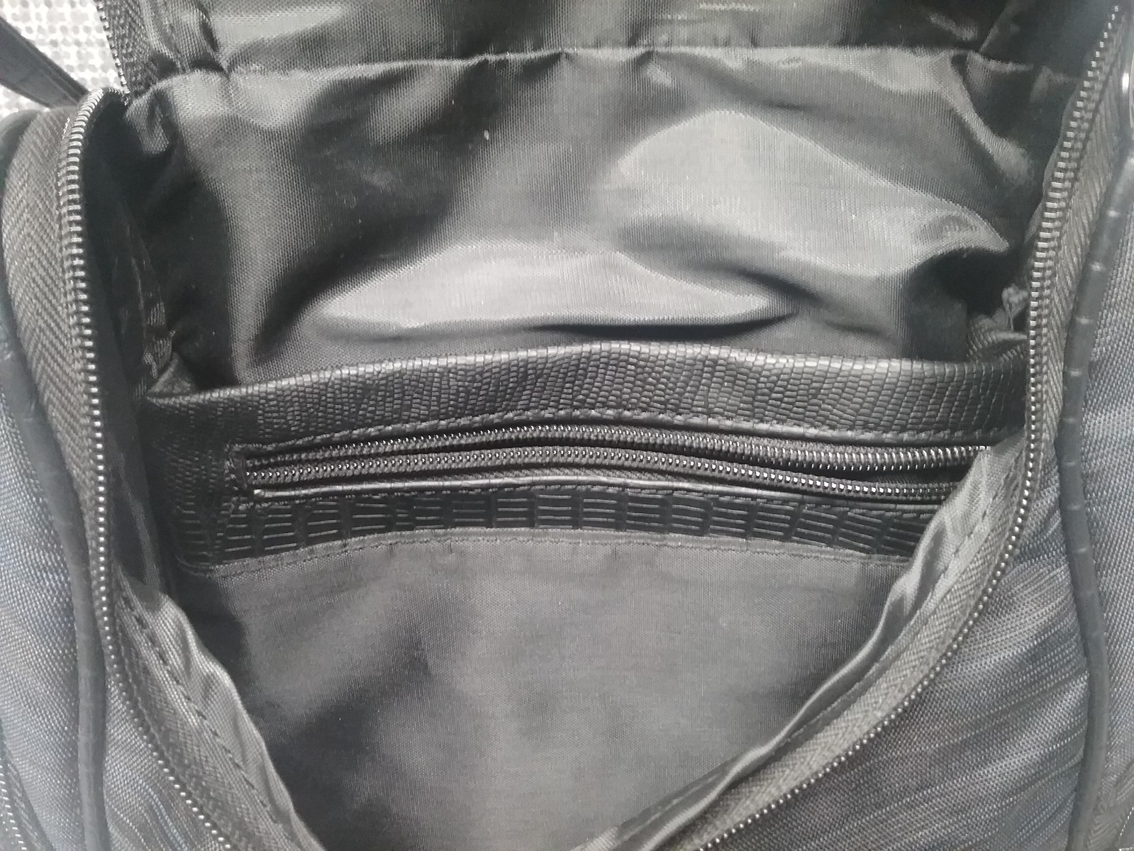 Multi Sac Black Backpack Multi Compartments 9"W x… - image 5