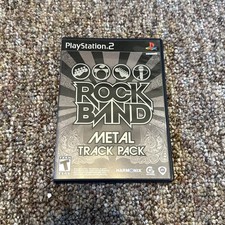 Rock Band: Metal Track Pack (Sony PlayStation 2, 2009) Complete CIB - Tested