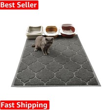 LittleTiger Cat Litter Mat, XL Super Size, Phthalate Free, Easy to Clean, 46x...