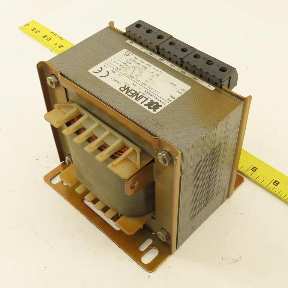 Linear 220-480V Pri 800VA 1Ph Transformer 85V Secondary - Image 4 of 4