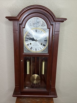 Tempus Fugit 31DAY 振り子時計 Tempus Fugit Waltham 31 Day Chime Clock With Key (Tested/Working