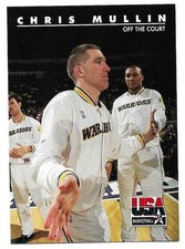 CHRIS MULLIN 1992 SKYBOX USA BASKETBALL CARD #59 FLAWLESS CONDITION