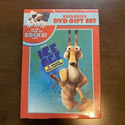 Ice Age 5-Movie Collection (DVD), 20th Century Studios, Kids & Family w/ socks