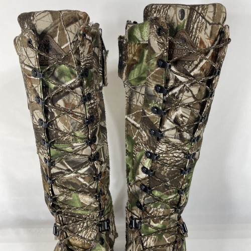 Rocky Boots 7550 Camo 15" Tall Rattler Snake Proof Zipper Gore-Tex Mens Size 8 M - Picture 7 of 14