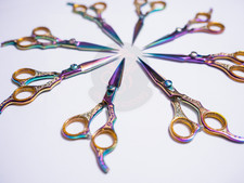 Dragon Scissors Professional Rainbow Titanium Hair Cutting Shears   Japan