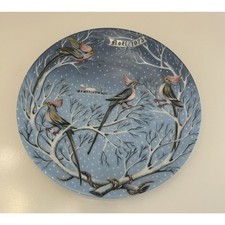 Haviland Limoges The 12 Days of Christmas Plate Four Coly Birds 1973 Signed