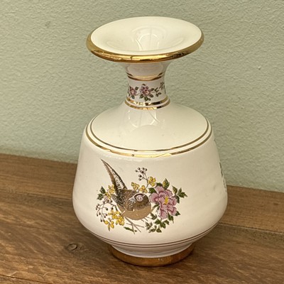 24k Gold Neofitou handgefertigte dekorative Knospen Vase aus Griechenland 11 cm hoch V 35 