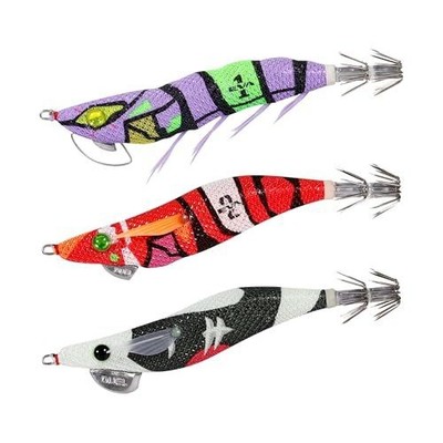 EVA×DRESS EVA-Q Eging Lure Set Angel Color No.3/3.5 Squid Fishing Bait