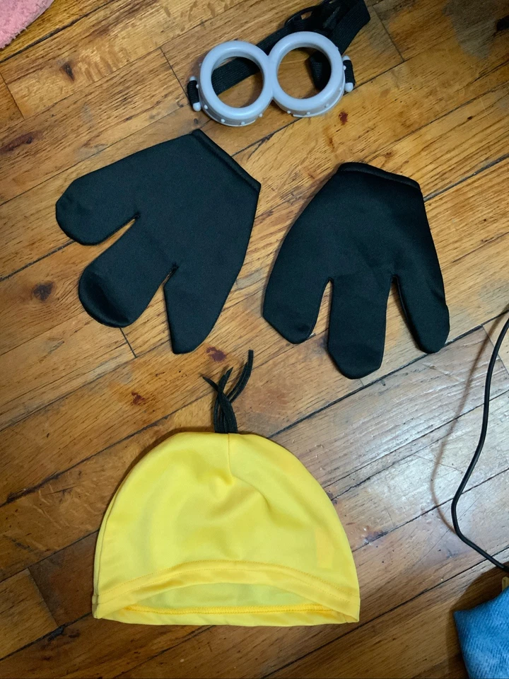 Minion Niño Disfraz Halloween Mono Rubíes Unisex Pequeño 4-6 Despicable Me Foto 2 de 3