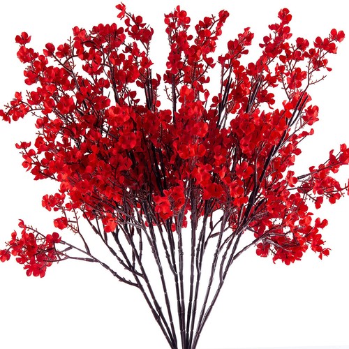 10 Pcs Babys Breath Artificial Flowers Bulk Real Touch Flowers Fake Flowers S...