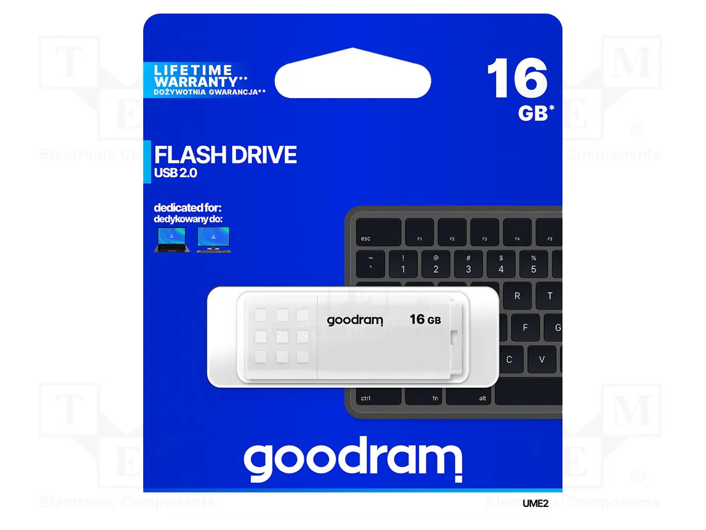 Tresice France Weiß Goodram Ume2 16Gb Usb 2.0 Stick - Bild 4