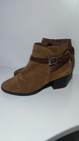 Women Clarks Boots Brown Suede 39 #1QB5