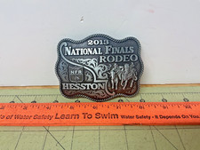 HESSTON 2013 National Finals Rodeo NFR Wrangler adult belt buckle