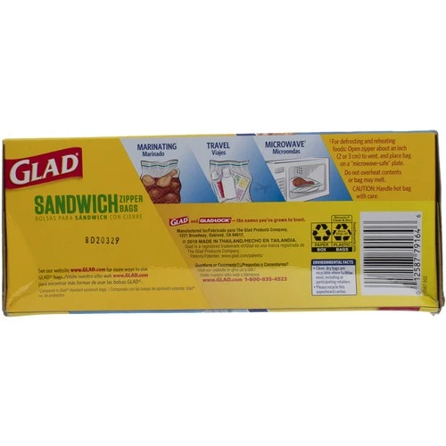 Glad FLEX N SEAL Sandwich Bags - Thumbnail 4