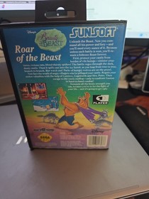Beauty and the Beast: Roar of the Beast Sega Genesis - No Manual - Hanging Tag