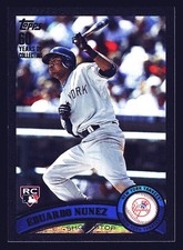 Eduardo Nunez Rookie New York Yankees 2011 Topps Update Black #US35 SN /60
