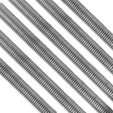 Stainless Steel 1/4"-20 Thread Size Fully Threaded Rod 12" Length (300mm) 6PCS