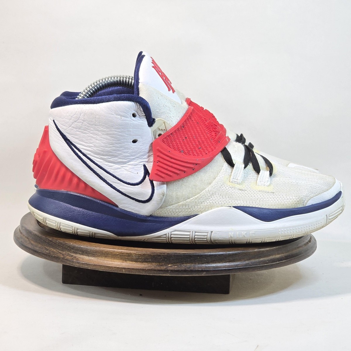 Nike Kyrie 6 USA Basketball Shoes Youth 5.5Y White Red Blue