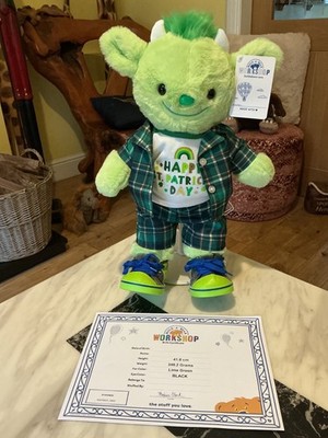 Build a Bear Goblin mit Original Outfit ''St. Patricks Day Special'' Neu/Etikett''