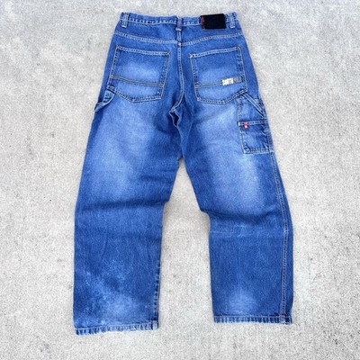 Vintage Y2K Southpole Blue Baggy Carpenter Red Tab Jeans Mens Size