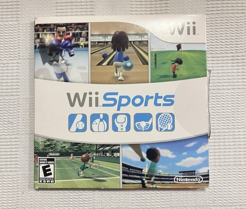 Nintendo Wii Cardboard Sleeve Wii Sports Video Game