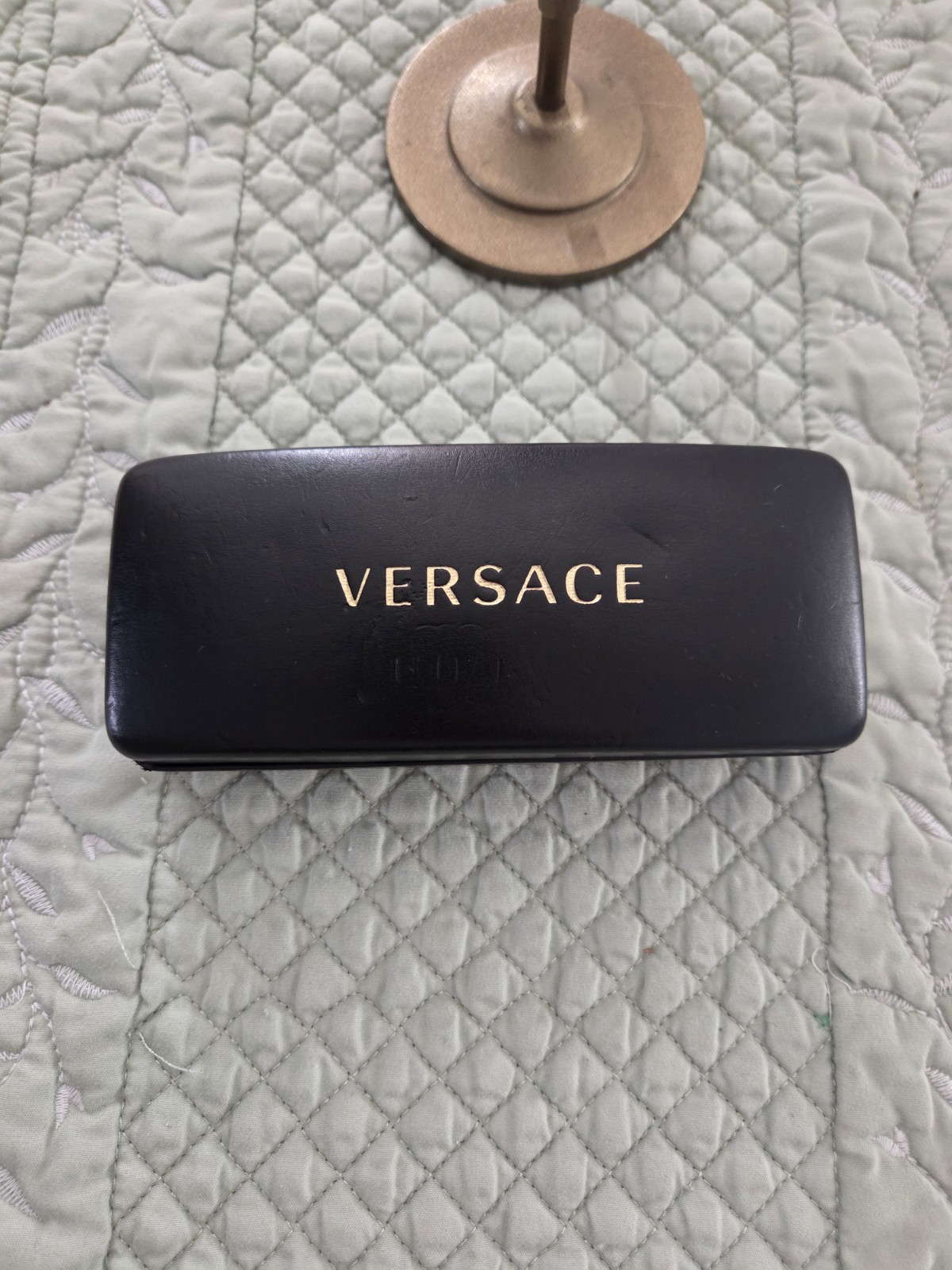 Versace MOD 1274 1468 Eyeglasses Frame 55-17-140 Blue square Medusa Arms  thumbnail 8