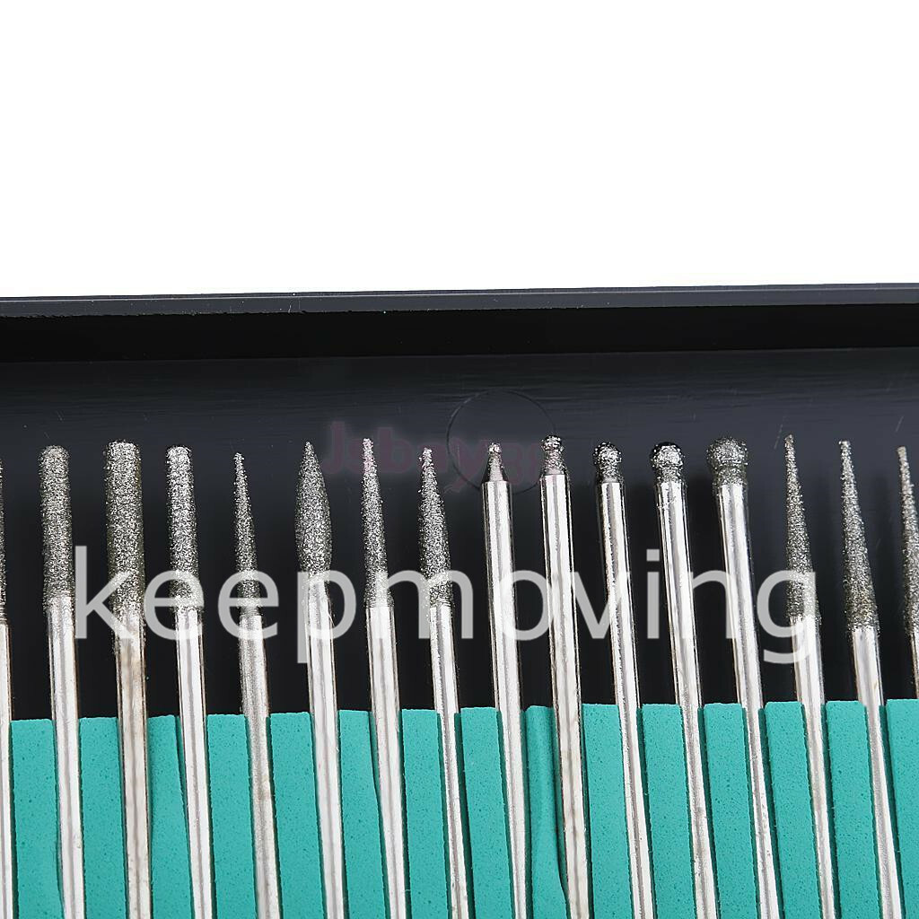 Dentist Lab Set Dental Diamond Burs Millers Tooth Drill Jewelers 2.35mm
