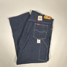 NOS Vtg Tuf Nut Carpenter Jeans Mens 42X30 Denim Made In USA Rugged Durable