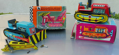 JOUET EN TOLE Buldozer Mont Blanc EUR 40,00 - FR