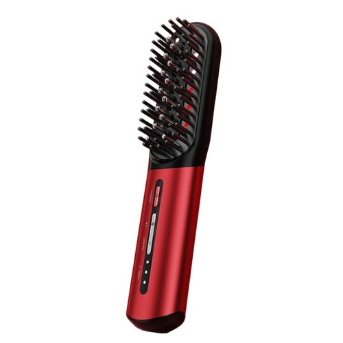 Electric Massage Comb Vibration LED Light Therapy Comb Hair Massage Scalp Brush - Picture 12 of 13