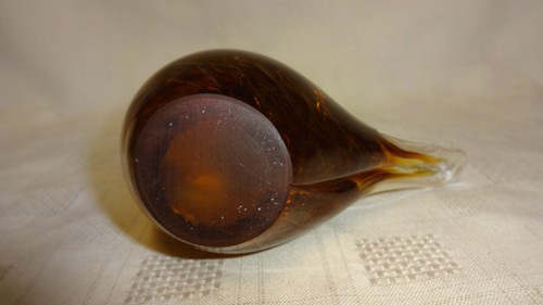 Attractive Vintage Brown Coloured Glass Bird Figure/Paperweight - Picture 5 of 5