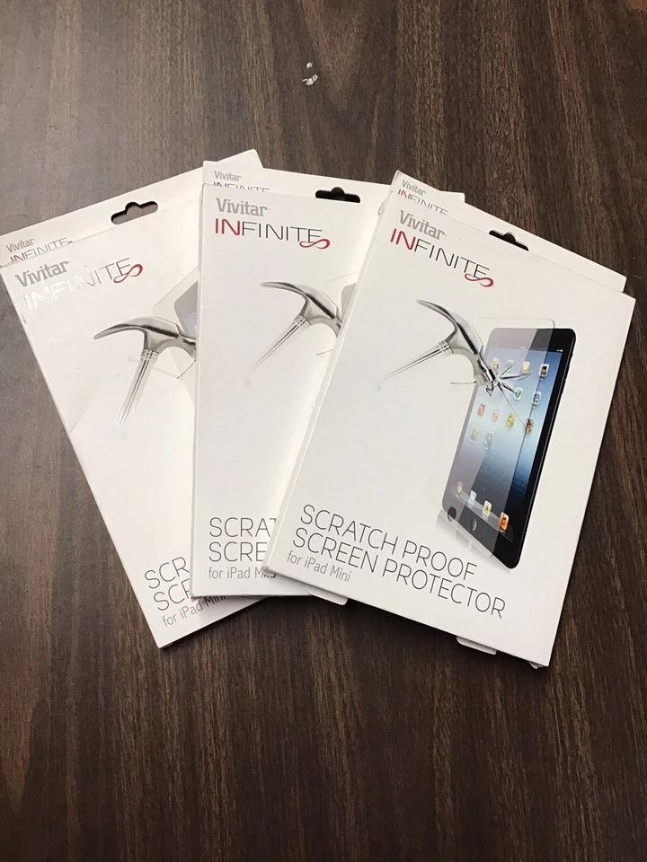 VIVITAR INFINITE SCRATCH PROOF SCREEN PROTECTOR FOR iPAD MINI 3 Boxes Of 1 Each - Image 2 of 3