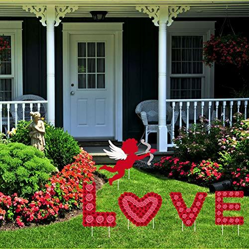 Lskoo Valentine S Day Decorations Outdoor 5pack Love Cute Cupid