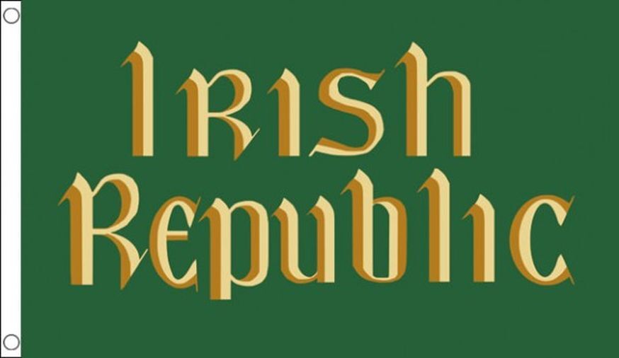BANDIERA REPUBBLICA D'IRLANDA 150x90cm - BANDIERA IRLANDESE - EIRE 90 x 150 cm -