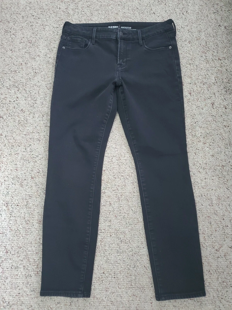 Old navy mid shop rise rockstar jeans