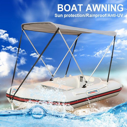 Foldable Boat Top Cover Canopy Cover for Inflatable Boats Durable Boat Tent - Picture 5 of 9