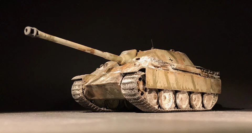 Jagdpanther No.131 Destructor de Tanques Alemán Segunda Guerra Mundial Frente Occidental Foto 3 de 4