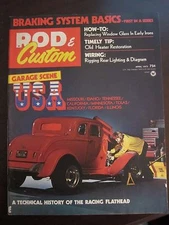 Rod & Custom Magazine April 1973 Technical History of Racing Flathead AL (JJ) G
