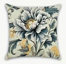 Garden Floral Mixed Flowers Spring Easter Throw Pillow Cover Holiday HOME Decor