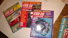 Stock Racing (3) issues 1984, 1986, 1989 magazines