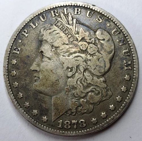 1878-S Morgan Silver Dollar VAM 57 Long Knock VF Very Fine Top 100 $1 Key