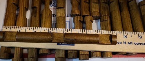51pc. Lincoln Logs Mix Sizes Good Shape Measurment In See Photos Description - Picture 10 of 15