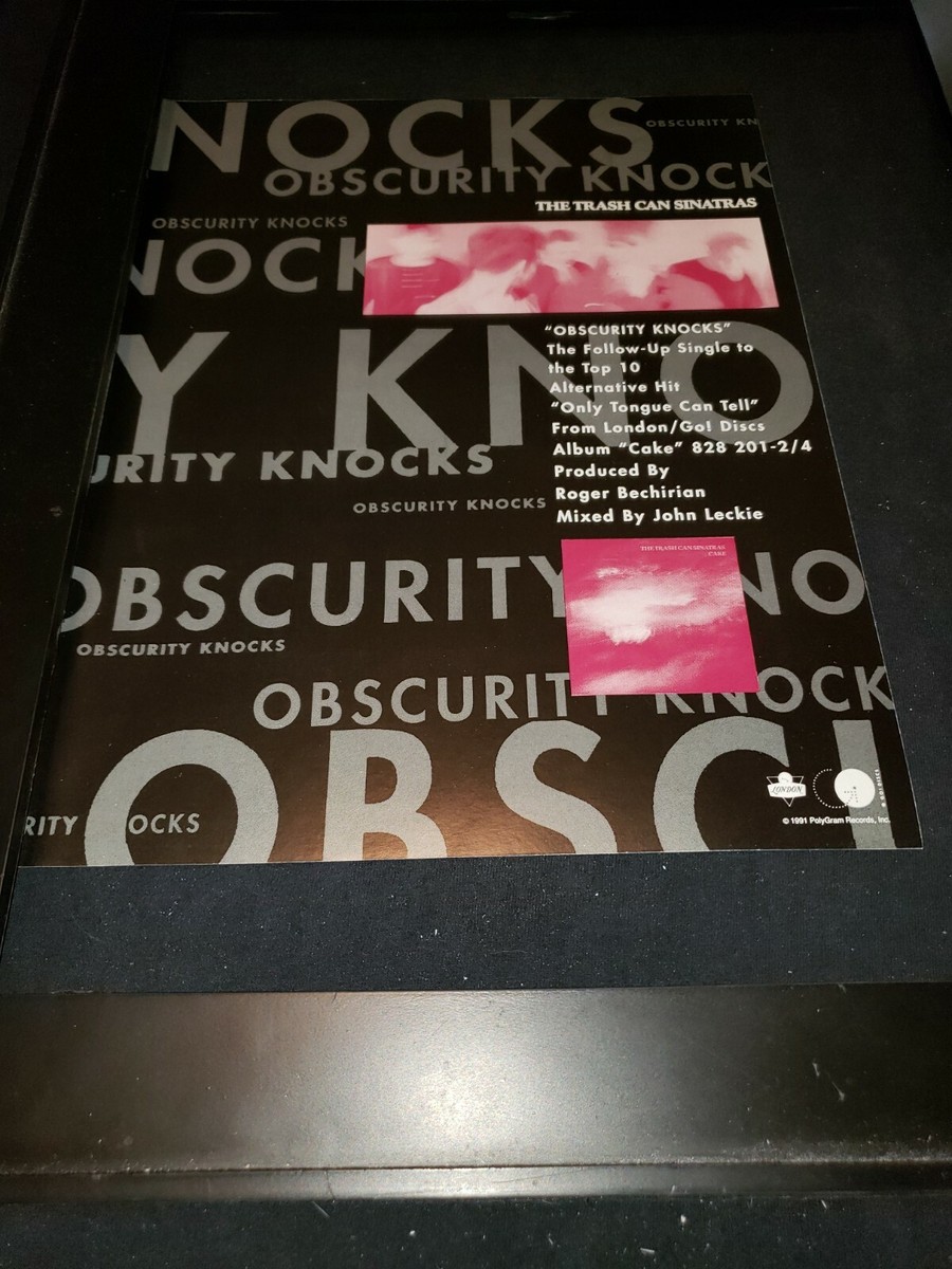Trash Can Sinatras Obscurity Knocks Rare Original Radio Promo Ad 
