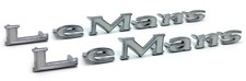 NEW 67-69 LeMans Fender Letters Emblem PAIR USA-MADE 1/4 Quarter Panel Nameplate