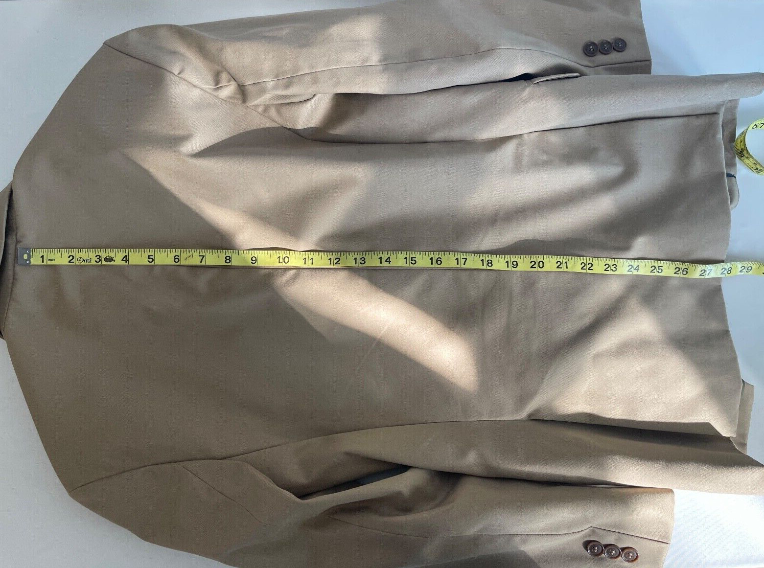 Gap Basic cotton jacket/blazer Khaki Size XS - image 8