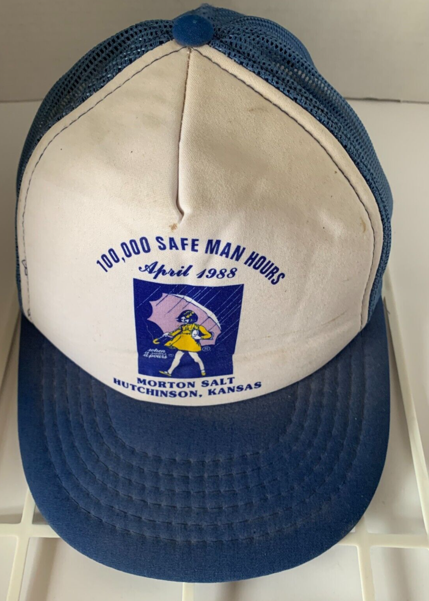 Morton Salt Hat 1988 -100,000 Safe Man Hours Hutchinson, Kansas | eBay