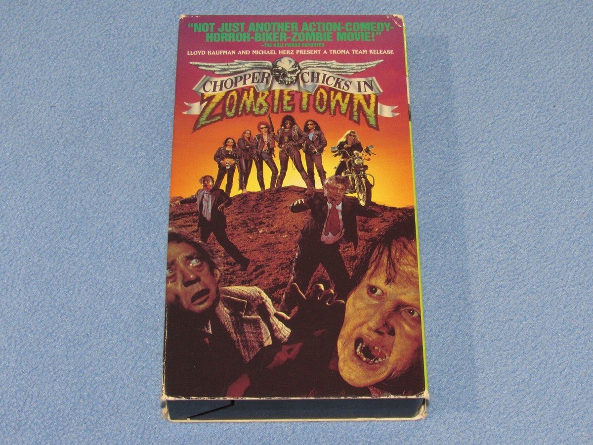 CHOPPER CHICKS IN ZOMBIETOWN (VHS, 1992) ***Rare, OOP